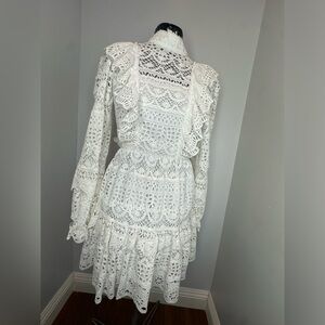 Sea New York Lace Open Back Dress